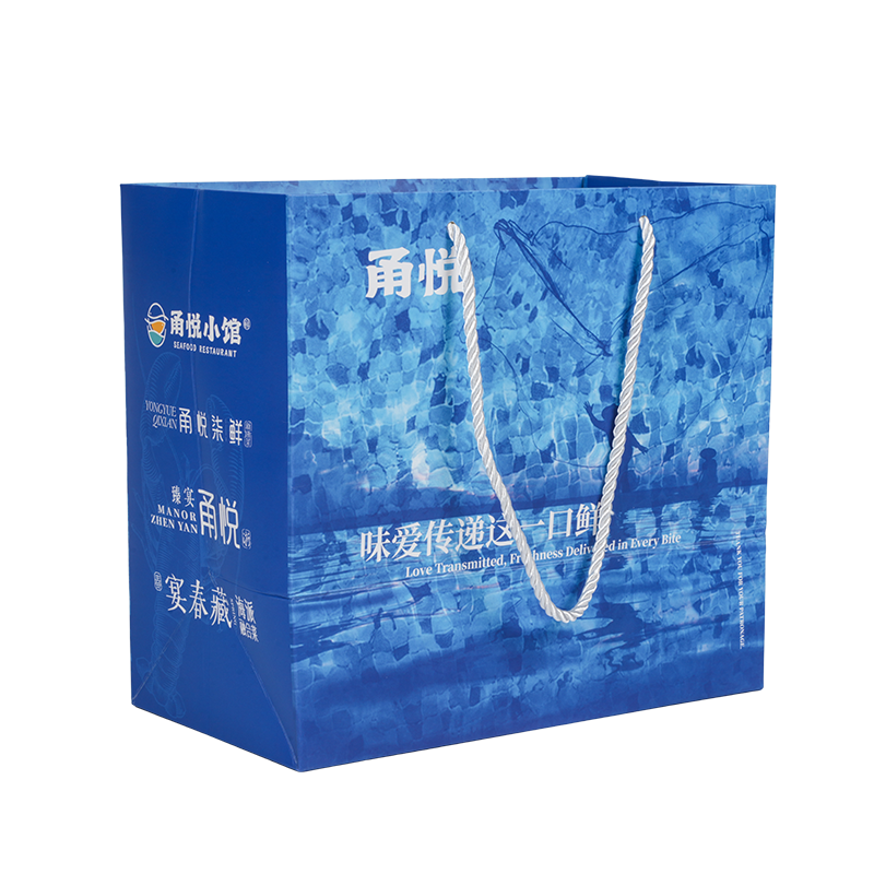 Medium mollis manu portare kraft charta takeaway sacculi