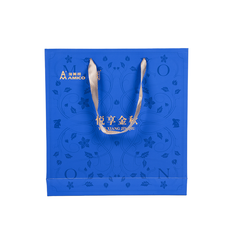 Holiday-lemma vertical kraft paper tote sacculos